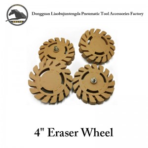 4.o Inch Rubber Eraser Wheel Decal Removal Wheel Decal Car Wallpaper Ferramentas de limpeza cerâmica